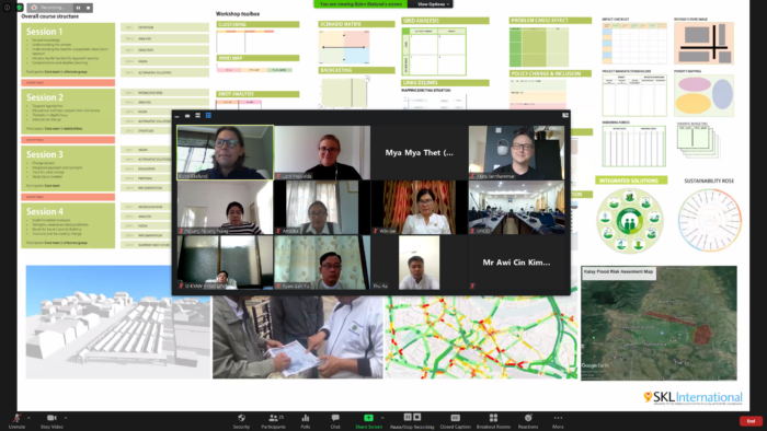 Screenshot of zoom meeting